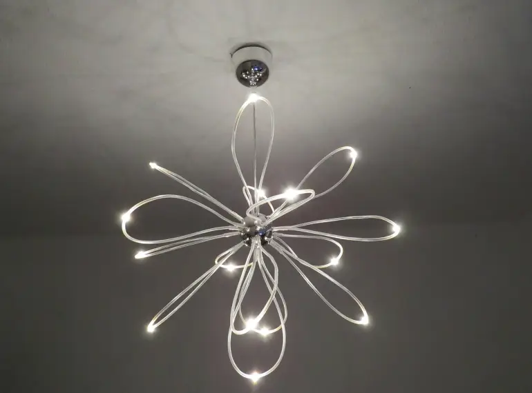 LED lighting plotted on the grid